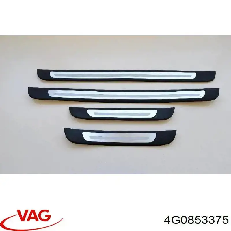 Накладка дверного порога внутренняя задняя левая VAG 4G0853375 цена, от 3.39 USD