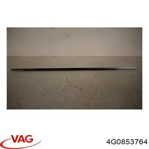 Молдинг опускного стекла двери задней правой 4G0853764 VAG