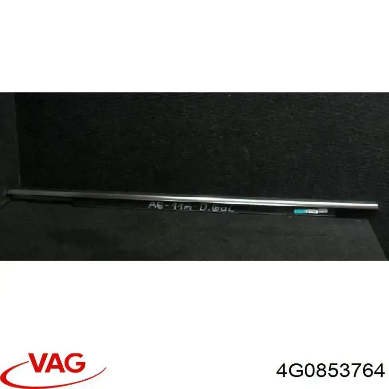 Молдинг опускного стекла двери задней правой VAG 4G0853764 цена, от 12.67 USD
