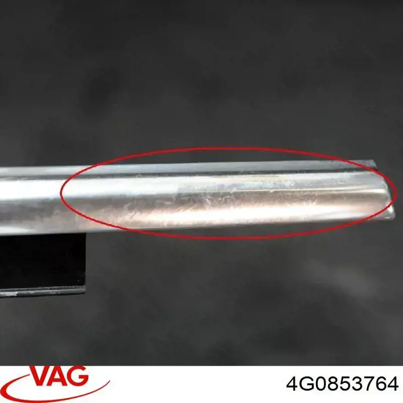 4G0853764 VAG Молдинг опускного стекла нижний, двери задней, правой