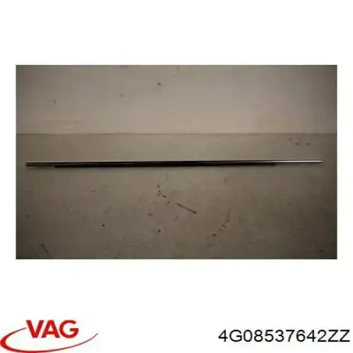 Молдинг опускного стекла двери задней, правой VAG 4G08537642ZZ