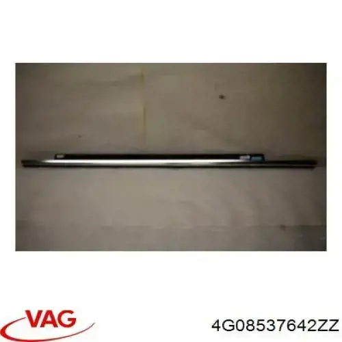 Молдинг опускного стекла двери задней правой 4G08537642ZZ VAG