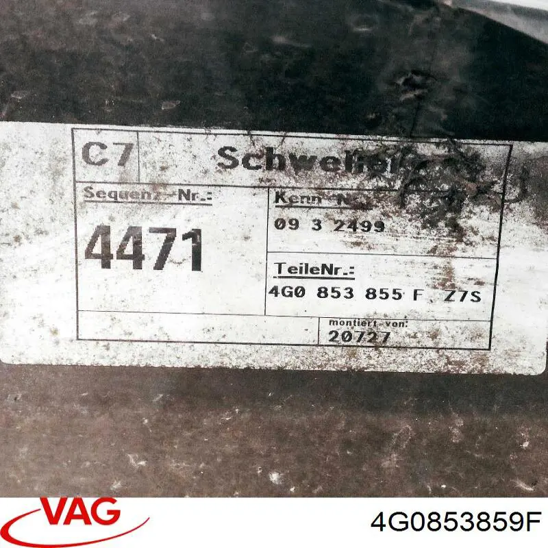 Купить 4G0853859F VAG 