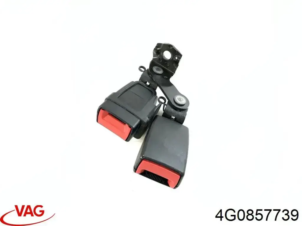 Рычаг (замок) фиксации ремня безопасности задний левый 4G0857739 VAG