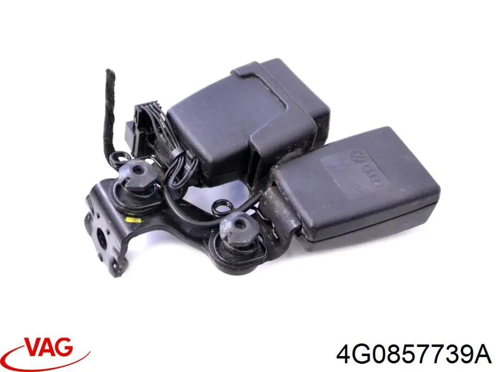 Рычаг (замок) фиксации ремня безопасности задний левый 4G0857739A VAG