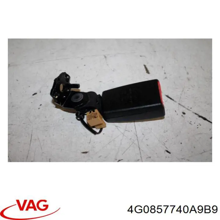 4G0857740A9B9 VAG Замок ремня безопасности