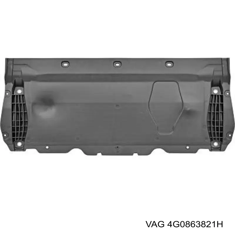 4G0863821H VAG proteção de motor dianteira