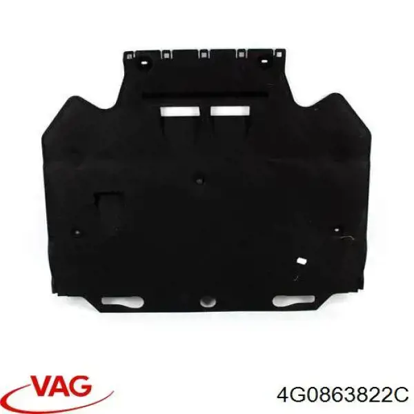 4G0863822C VAG proteção de motor, de panela (da seção de motor)