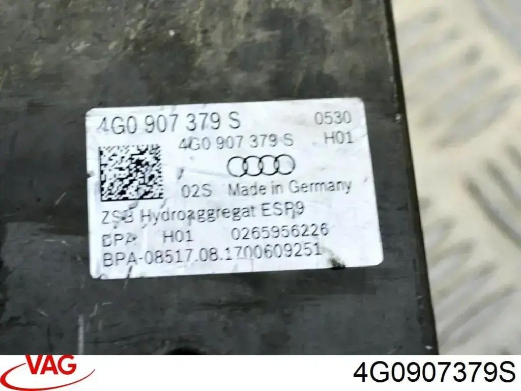 Блок управления АБС  VAG 4G0614517ALBEF