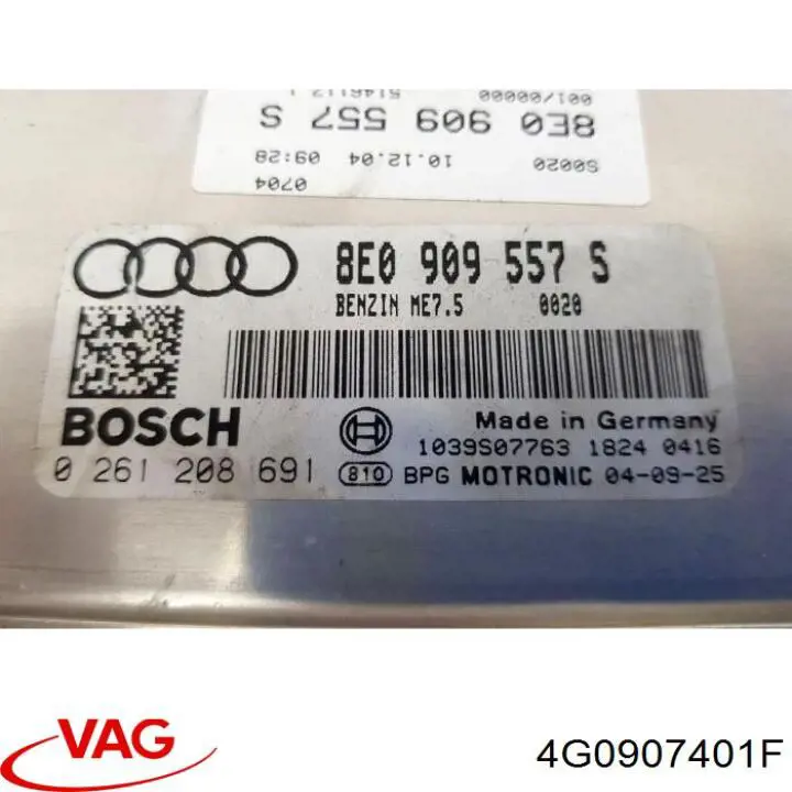 Купить 4G0907401F VAG Электронный блок управления двигателем