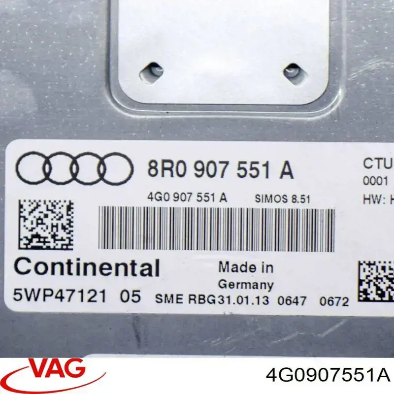 Купить 4G0907551A VAG Электронный блок управления двигателем