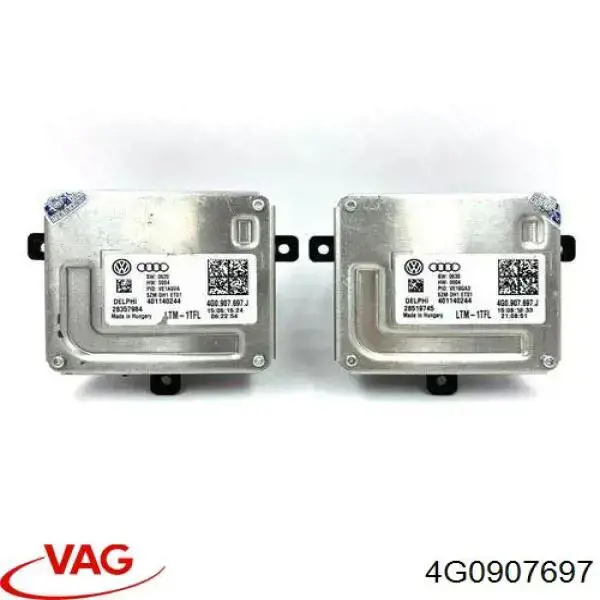 Модуль управления (ЭБУ) светом фар 4G0907697 VAG