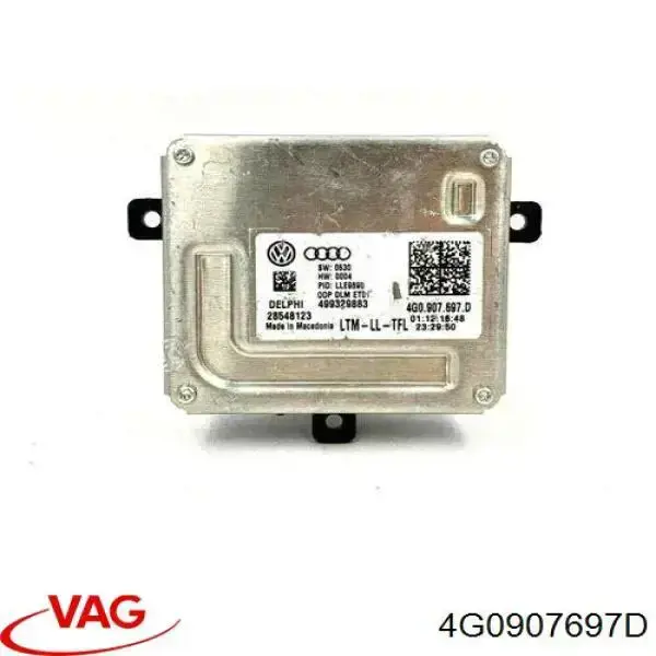 Модуль управления (ЭБУ) светом фар 4G0907697D VAG