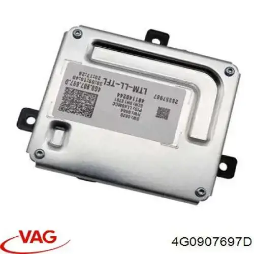 Модуль управления (ЭБУ) светом фар 4G0907697D VAG