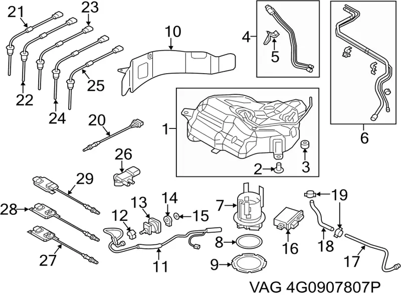 Купить 4G0907807C VAG 