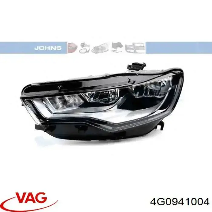 Правая фара 4G0941004 VAG