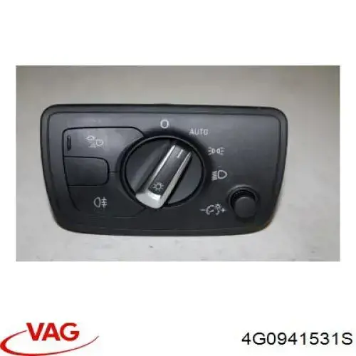 4G0941531S VAG comutador das luzes no "painel de instrumentos"