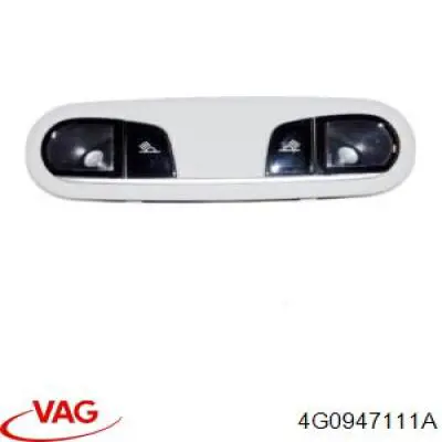 Плафон освещения салона (кабины) задний VAG 4G0947111A цена, от 34.24 USD