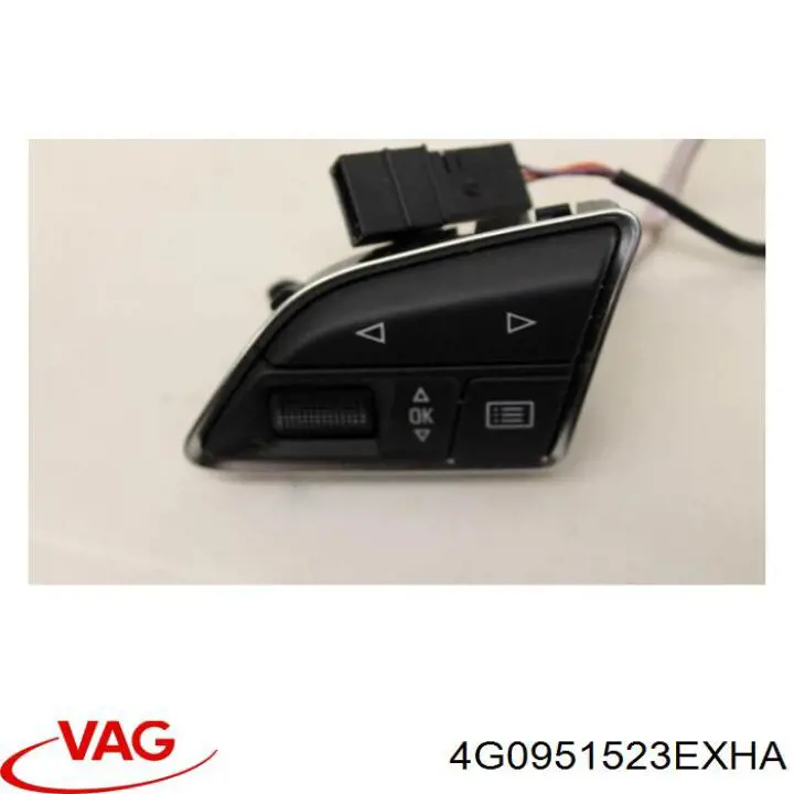 Блок кнопочных переключателей рулевого колеса VAG 4G0951523EXHA цена, от 50.00 USD