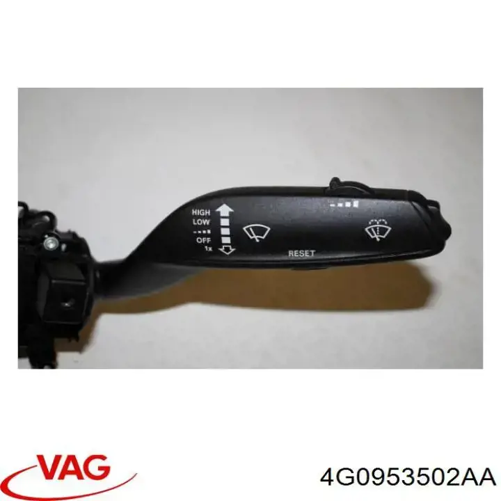 Comutador instalado na coluna da direção, montado 4G0953502AA VAG