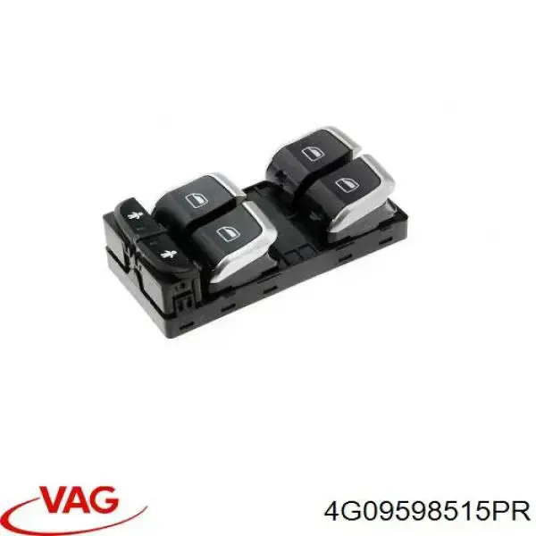 4G09598515PR VAG кнопочный блок управления стеклоподъемником передний левый