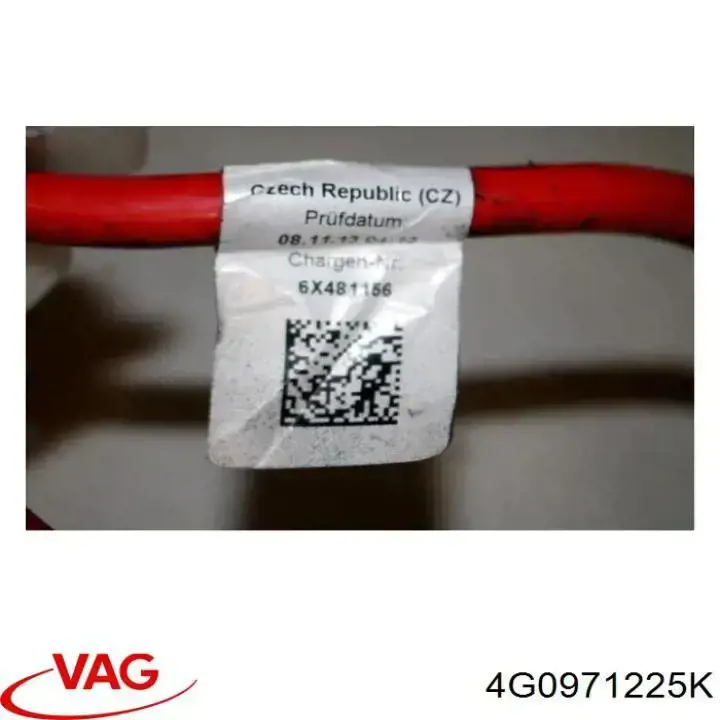 Кабель положительной клемы аккумулятора (АКБ) 4G0971225C VAG