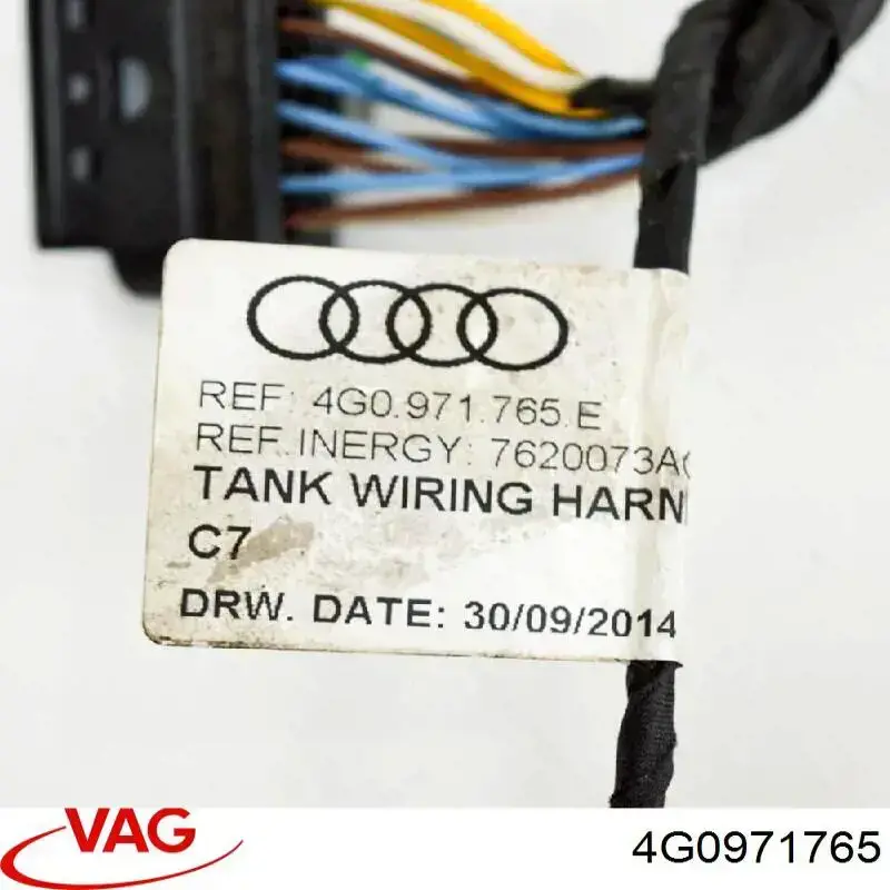 Жгут проводов передней двери VAG 4G0971765 цена, от 3.80 USD