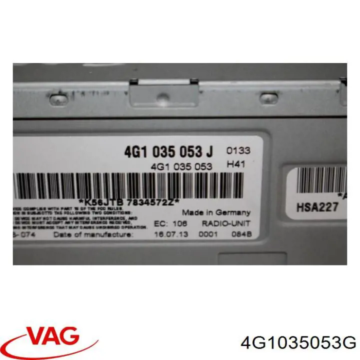  4G1035053G VAG
