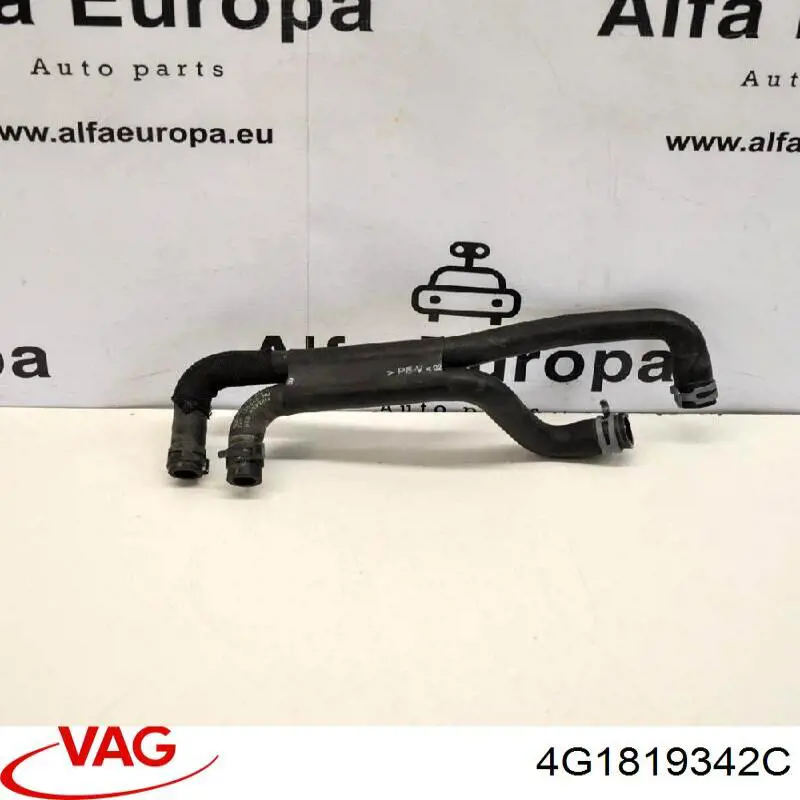 Шланг радиатора отопителя/печки, сдвоенный VAG 4G1819342C цена, от 9.89 USD