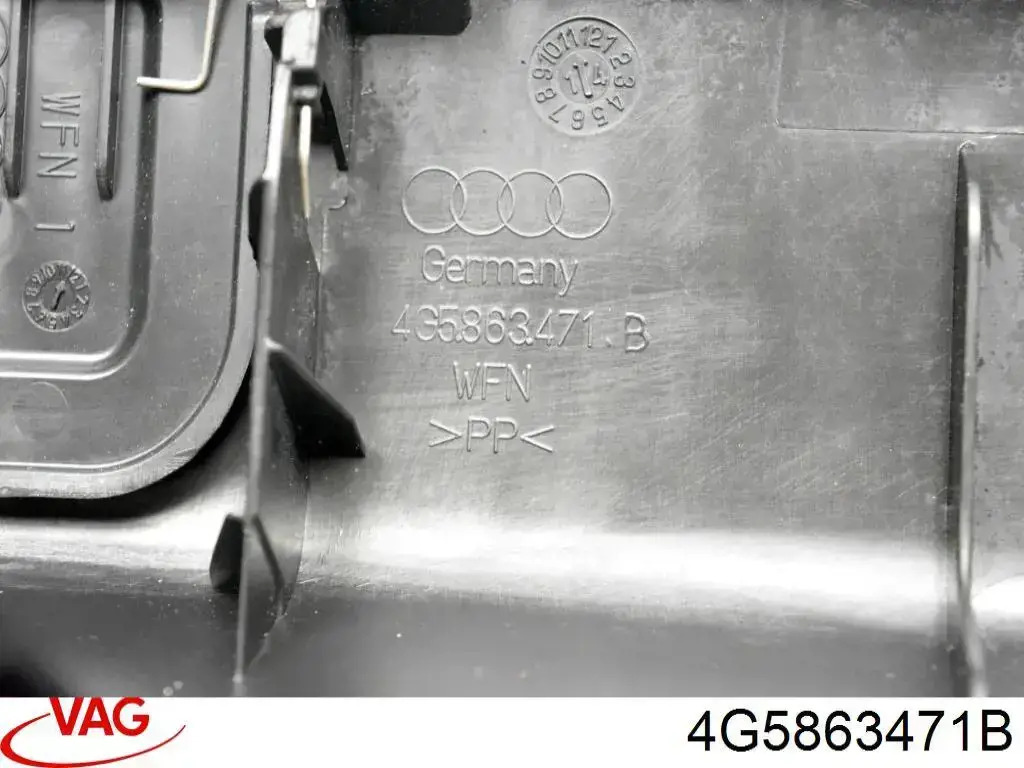 Накладка задней панели багажника VAG 4G5863471B