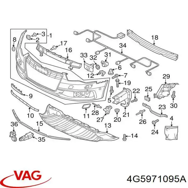 Купить 4G5971095A VAG 