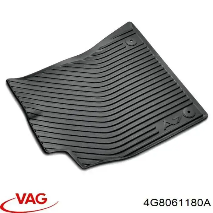 Купить 4G8061180A VAG Резиновый коврик в багажник