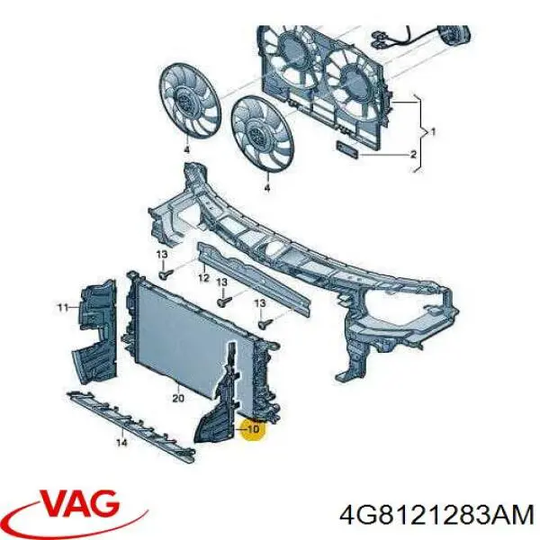  4G8121283AM VAG