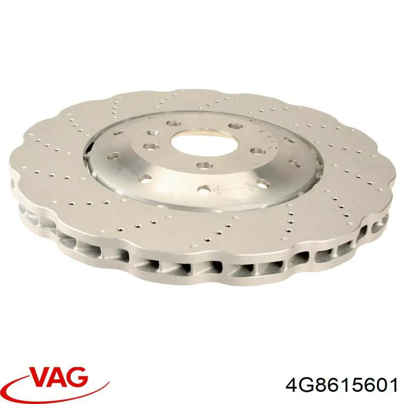 Купить 4G8615601 VAG Диск тормозной задний