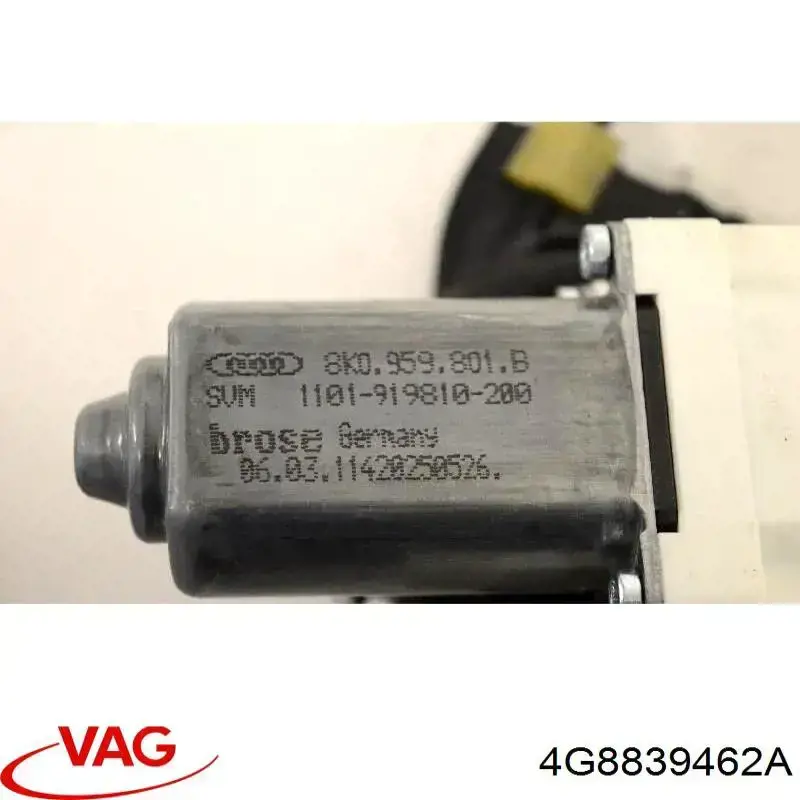 Механизм стеклоподъемника двери задней, правой VAG 4G8839462A цена, от 16.93 USD