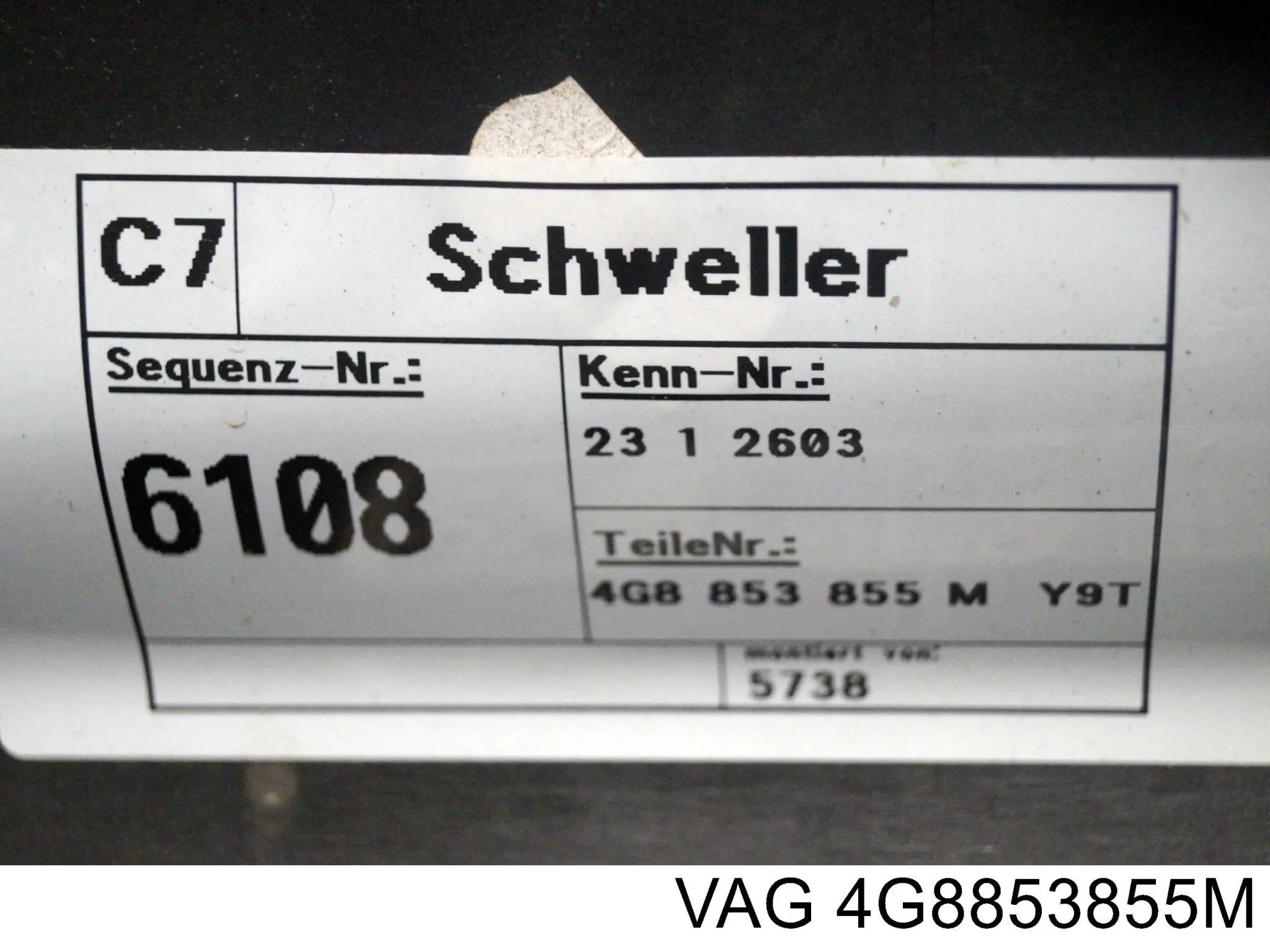  VAG 4G8853855M цена, от 129.63 USD