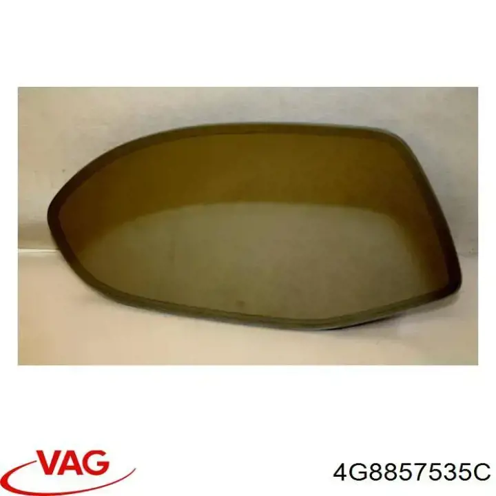 4G8857535C VAG Зеркальный элемент левого зеркала заднего вида