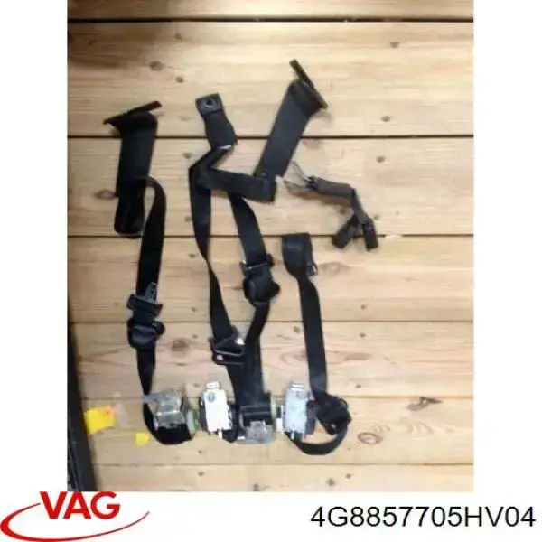 Левый ремень безопасности 4G8857705HV04 VAG