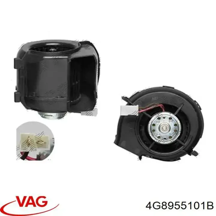 Купить 4G8955101 VAG Форсунка омывателя фары передней левой