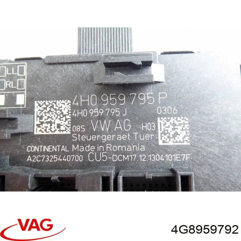  VAG 4G8959792 цена, от 31.67 USD