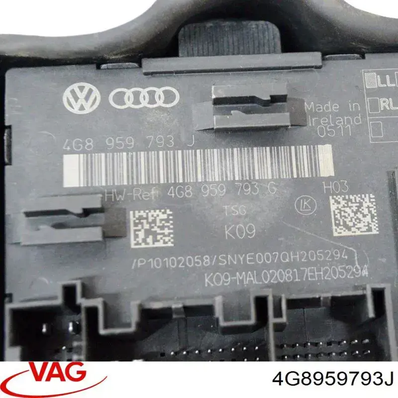 Блок комфорта передней двери VAG 4G8959793J