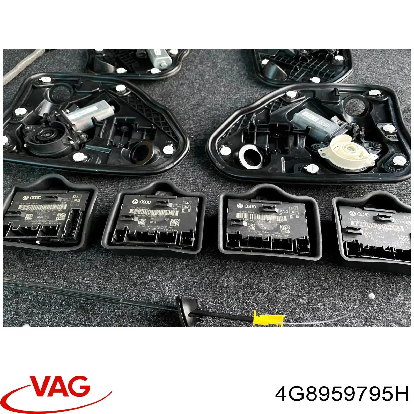 Блок комфорта задней двери 4G8959795H VAG