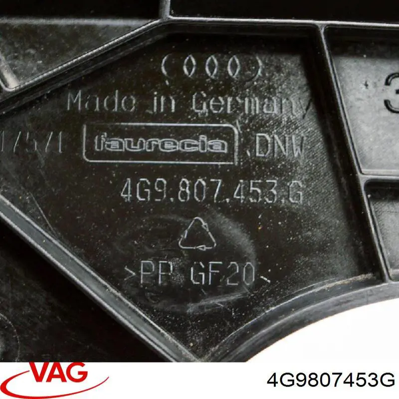 Направляющая заднего бампера левая VAG 4G9807453G цена, от 12.67 USD