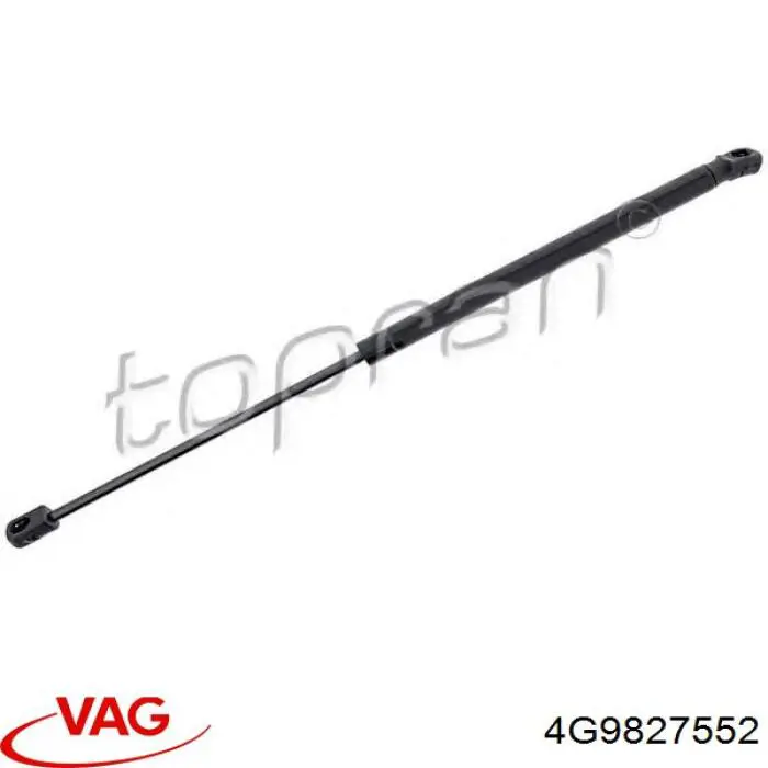 Amortecedor de tampa de porta-malas (de 3ª/5ª porta traseira) 4G9827552 VAG