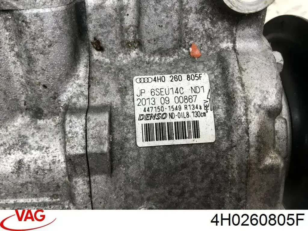 Компрессор системы кондиционирования VAG 4H0260805F цена, от 449.35 USD
