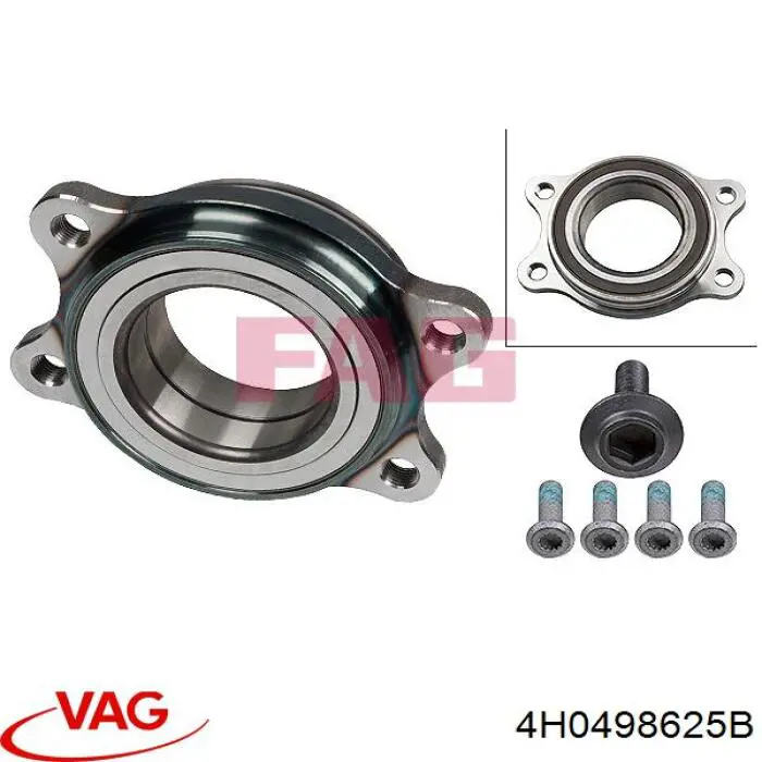 Подшипник ступицы 4H0498625B VAG