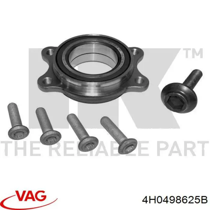Купить 4H0498625B VAG Подшипник передней ступицы