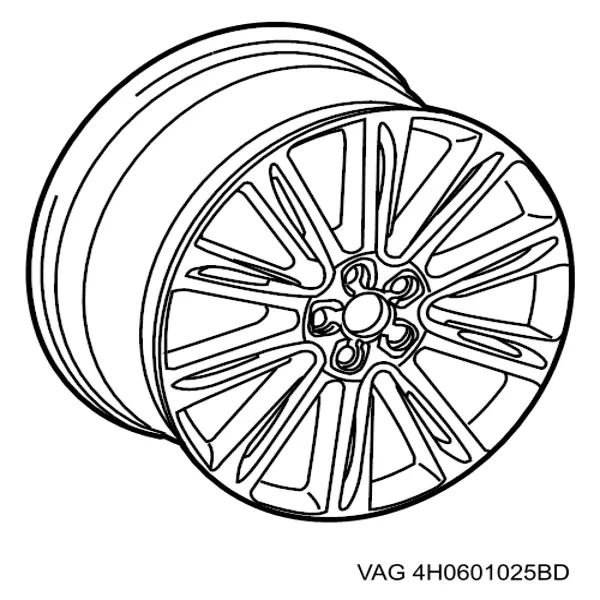 Диски на авто VAG 4H0601025BD