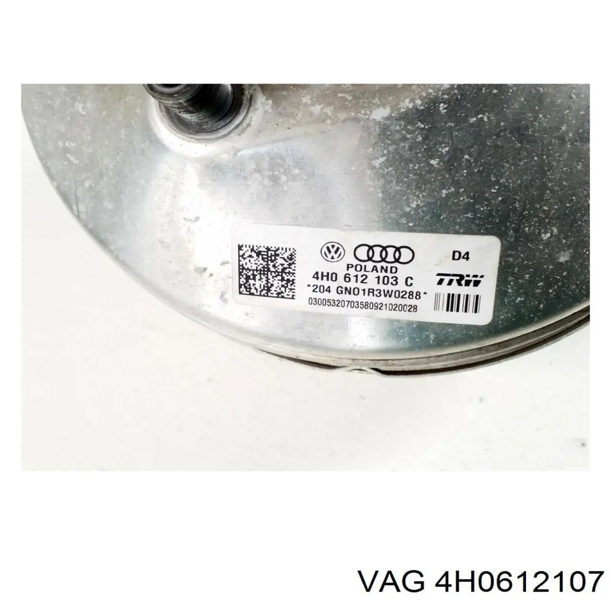 4H0612107A VAG Усилитель тормоза вакуумный