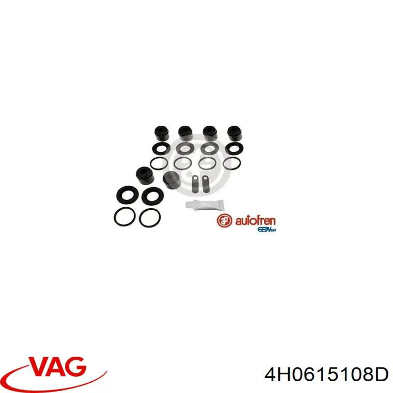Купить 4H0615108D VAG Суппорт тормозной передний правый
